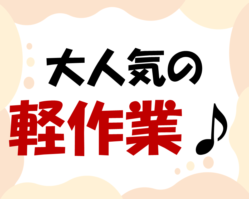 土日祝休みで働きやすい！梱包や包装などのかんたん軽作業♪ イメージ